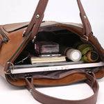 Handbag Leather Fits 13-Inch Devices Adjustable Shoulder Strap
