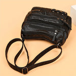 Handbag Leather Spacious Interior & Shoulder Carry