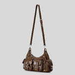 Handbag Quilted Multiple Pockets Adjustable Chain Strap