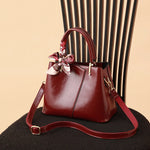 Handbag Structured Faux Leather Adjustable Removable Strap