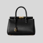 Handbag Textured Leather Top Handle & Shoulder Strap