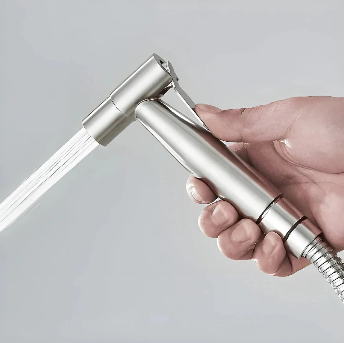 Handheld Bidet Sprayer Adjustable Water Flow Tool-Free Wall Mount