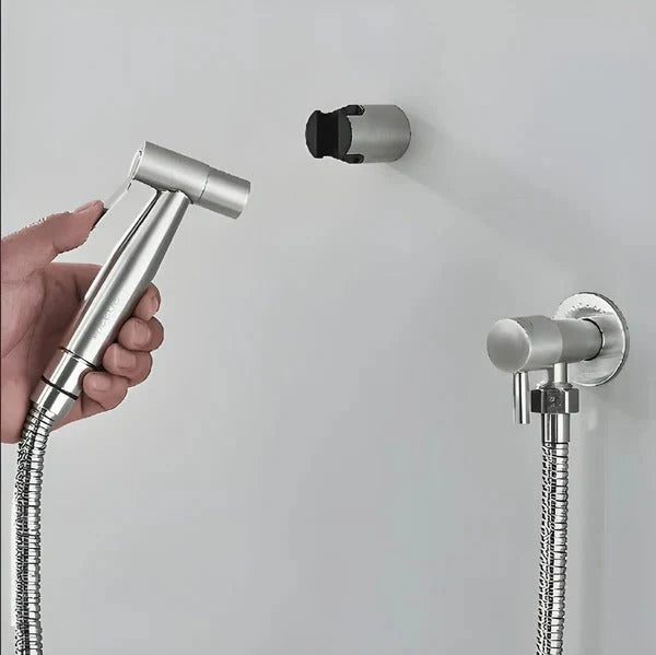 Handheld Bidet Sprayer Adjustable Water Flow Tool-Free Wall Mount