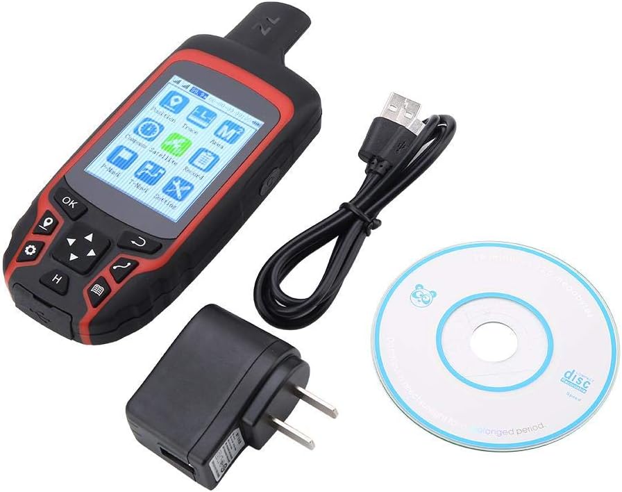Handheld GPS Tracker 1m Accuracy IP65 Waterproof 2500mAh Battery