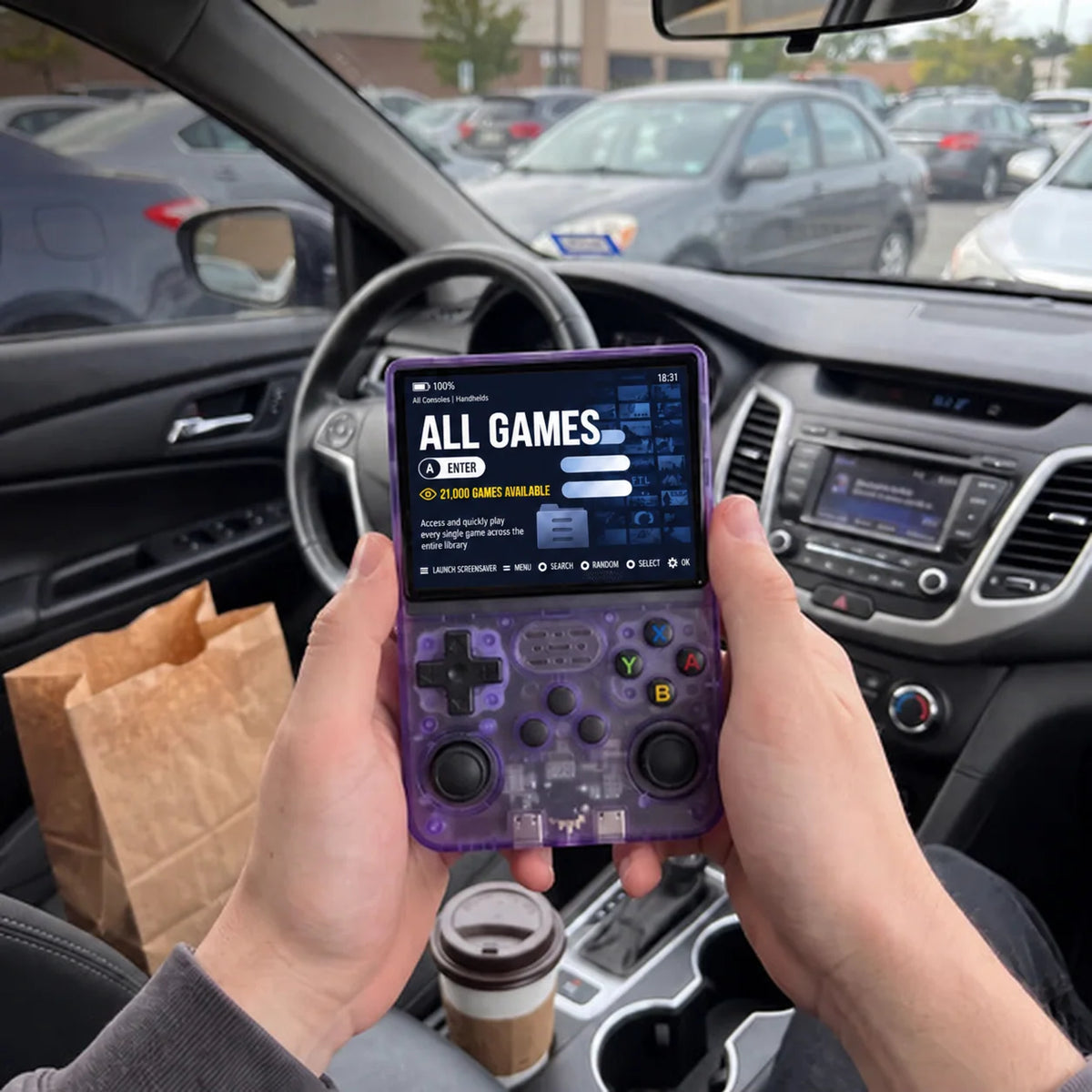 Handheld Game Console Retro Gaming 64GB Storage