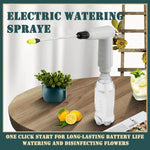 Handheld Garden Sprayer Automatic Pump Long & Short Nozzles