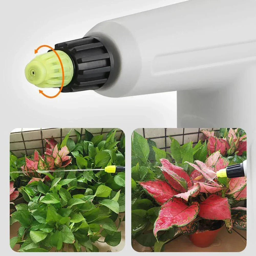 Handheld Garden Sprayer Automatic Pump Long & Short Nozzles