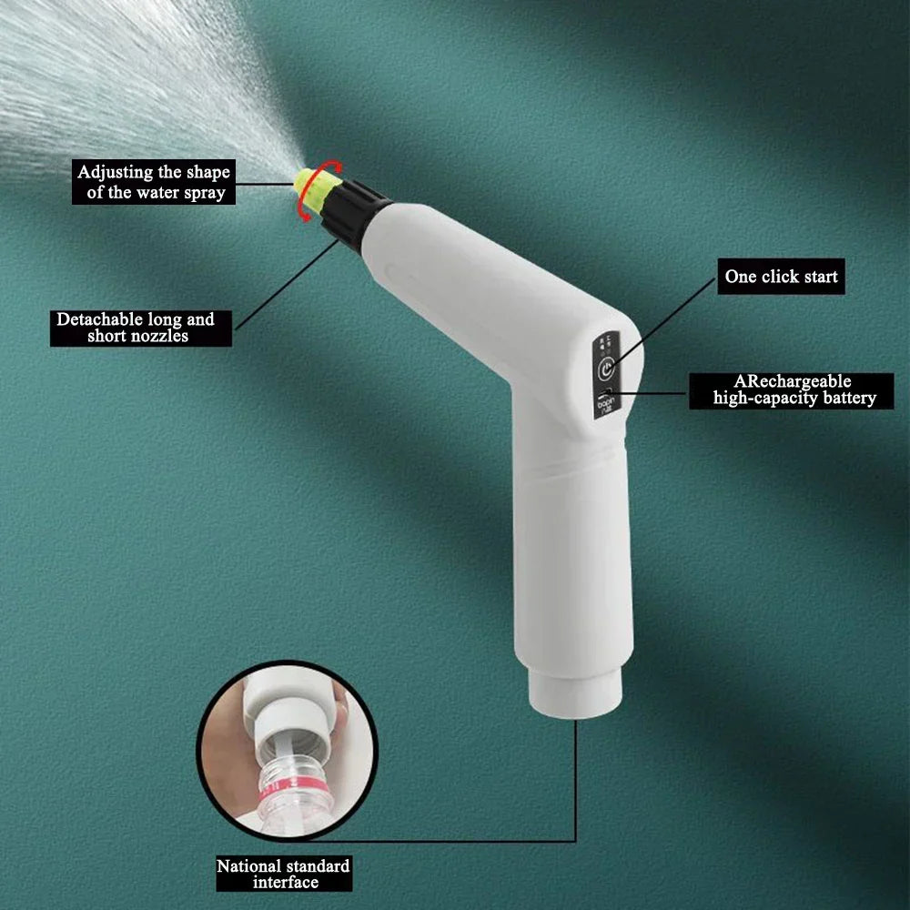 Handheld Garden Sprayer Automatic Pump Long & Short Nozzles