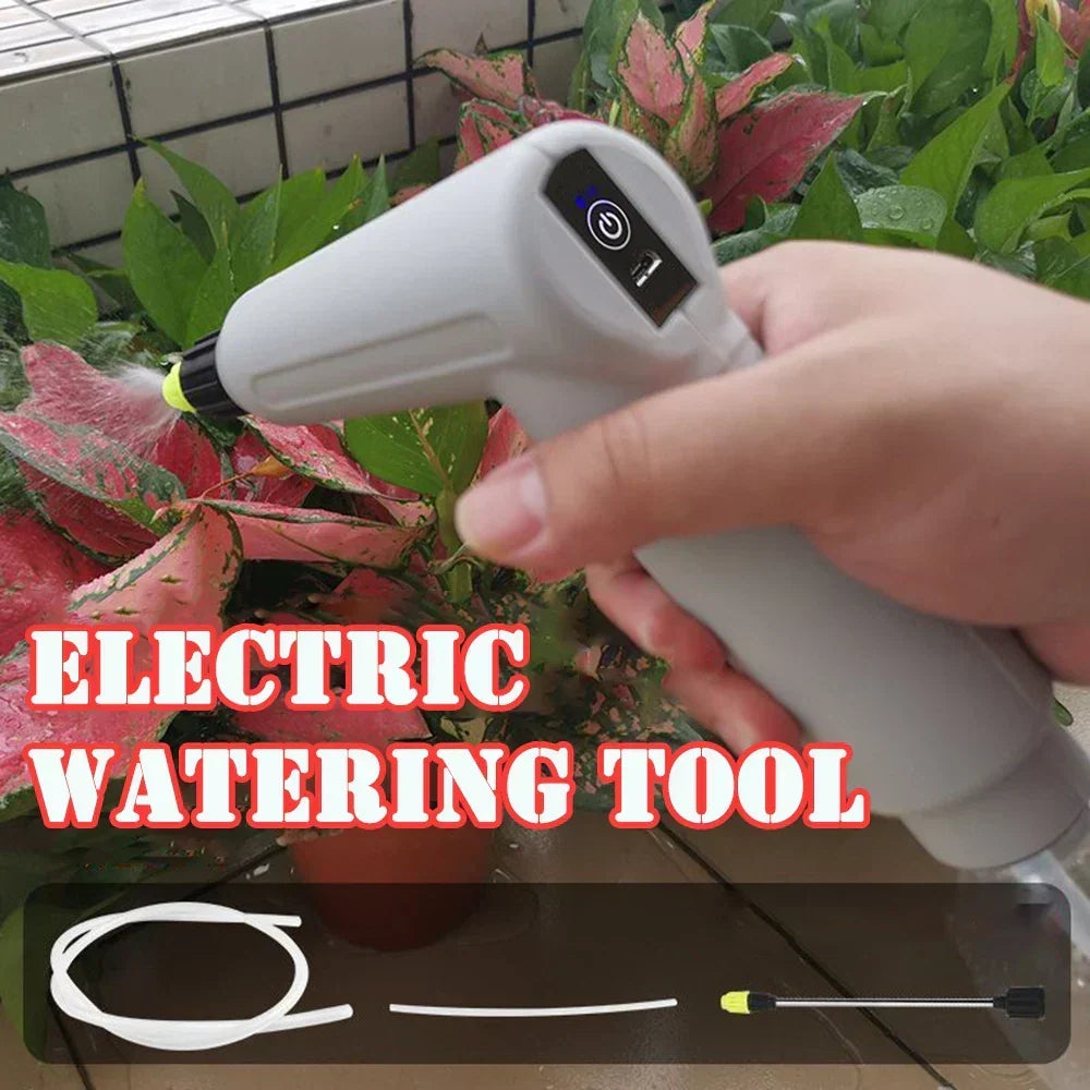 Handheld Garden Sprayer Automatic Pump Long & Short Nozzles