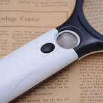 Handheld Magnifier 45x Dual Lenses LED Lighting