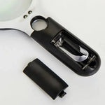 Handheld Magnifier 45x Dual Lenses LED Lighting