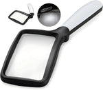 Handheld Magnifying Glass 3x LED Lighting Large Viewing Area