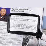 Handheld Magnifying Glass 3x LED Lighting Large Viewing Area