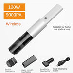 Handheld Vacuum Powerful Suction Cordless USB Rechargeable