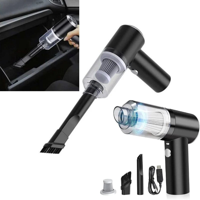 Handheld Vacuum Powerful Suction Cordless USB Rechargeable