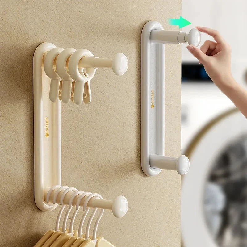 Hanger Organizer Double-Layer Adjustable No-Drill Mount