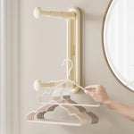 Hanger Organizer Double-Layer Adjustable No-Drill Mount