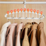 Hanger Organizer Multi-Position Space-Saving Plastic