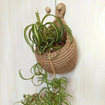 Hanging Basket Hand-Woven Hemp Multiple Sizes