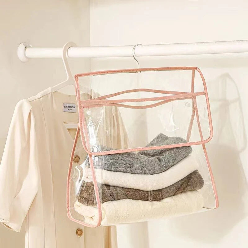 Hanging Bathroom Organizer Transparent Waterproof Touchscreen Pocket