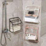 Hanging Bathroom Organizer Transparent Waterproof Touchscreen Pocket