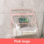 Hanging Bathroom Organizer Transparent Waterproof Touchscreen Pocket