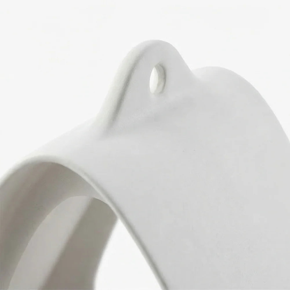 Hanging Bird Feeder Weather-Resistant Curved Roof Built-In Perch