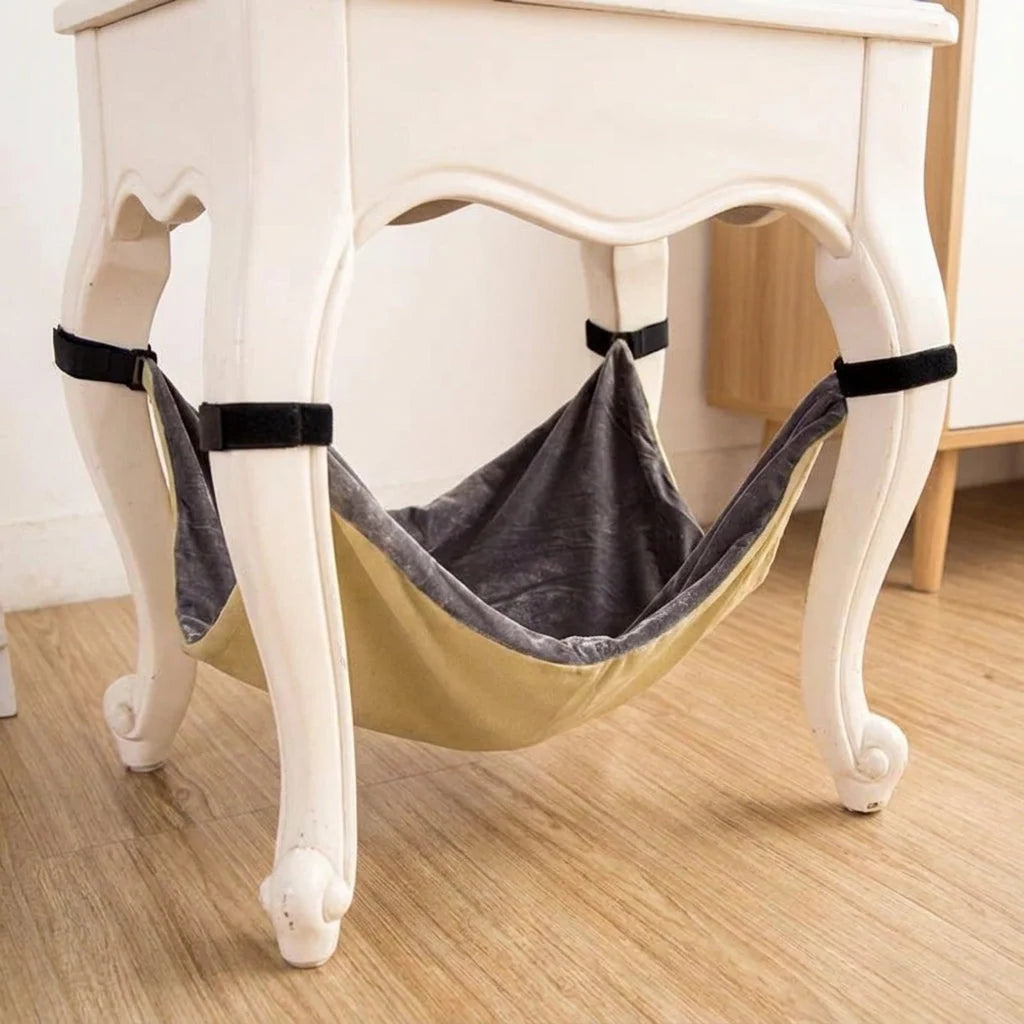 Hanging Cat Hammock Corduroy Slip Rings & Velcro