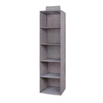 Hanging Closet Organizer Cotton-Linen Foldable Multi-Layer