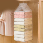 Hanging Closet Organizer Multi-Compartment Foldable Design