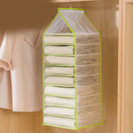 Hanging Closet Organizer Multi-Compartment Foldable Design