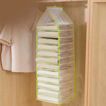 Hanging Closet Organizer Multi-Compartment Foldable Design