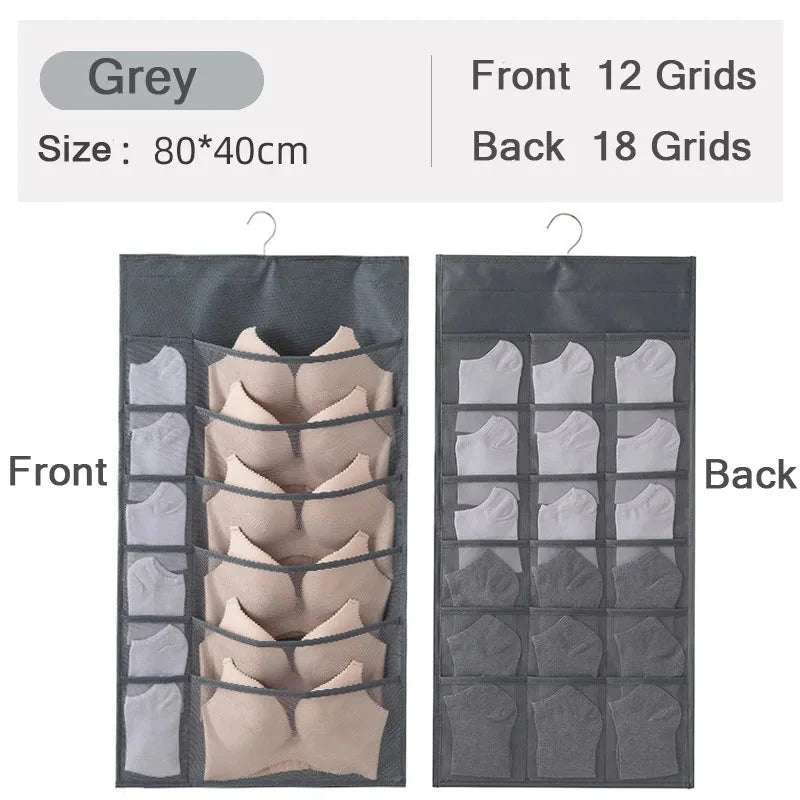 Hanging Closet Organizer Multi-Compartment Machine Washable