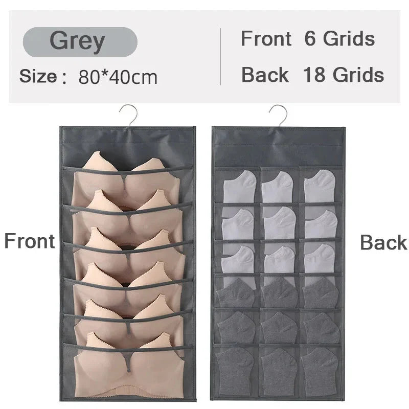Hanging Closet Organizer Multi-Compartment Machine Washable