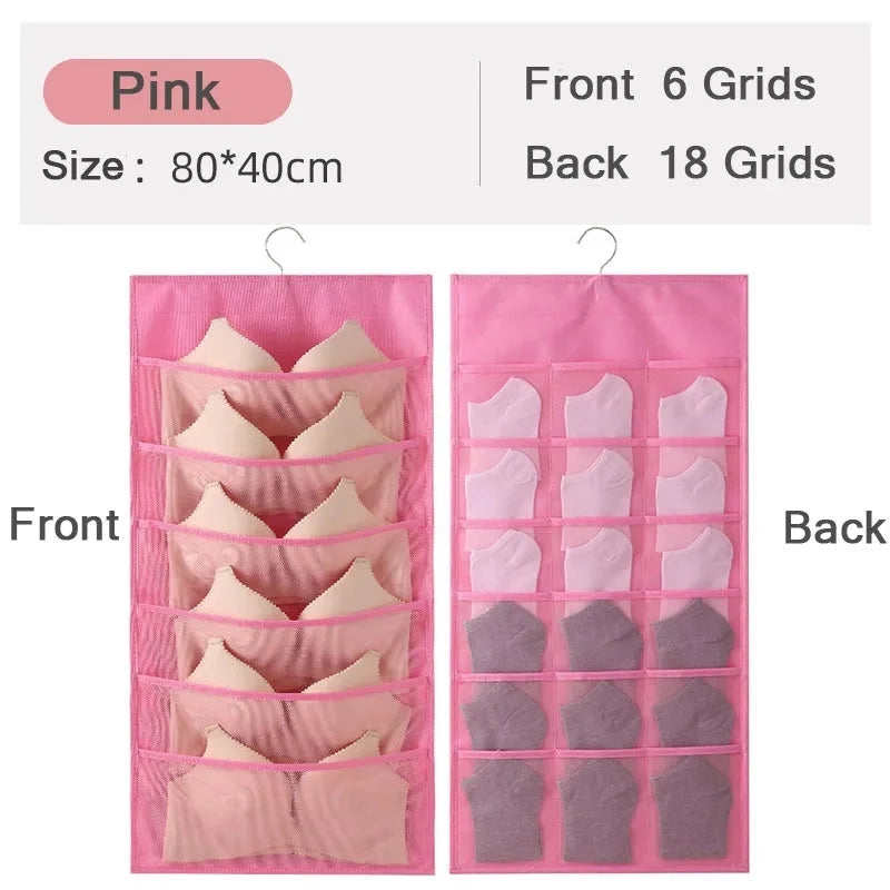 Hanging Closet Organizer Multi-Compartment Machine Washable