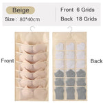 Hanging Closet Organizer Multi-Compartment Machine Washable