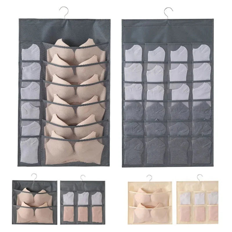 Hanging Closet Organizer Multi-Compartment Machine Washable