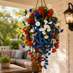 Hanging Flower Basket Integrated LED Decorative Lighting