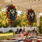 Hanging Flower Basket Integrated LED Decorative Lighting