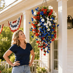 Hanging Flower Basket Integrated LED Decorative Lighting