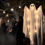 Hanging Ghost Decoration 46.9-Inch Draped LED Options