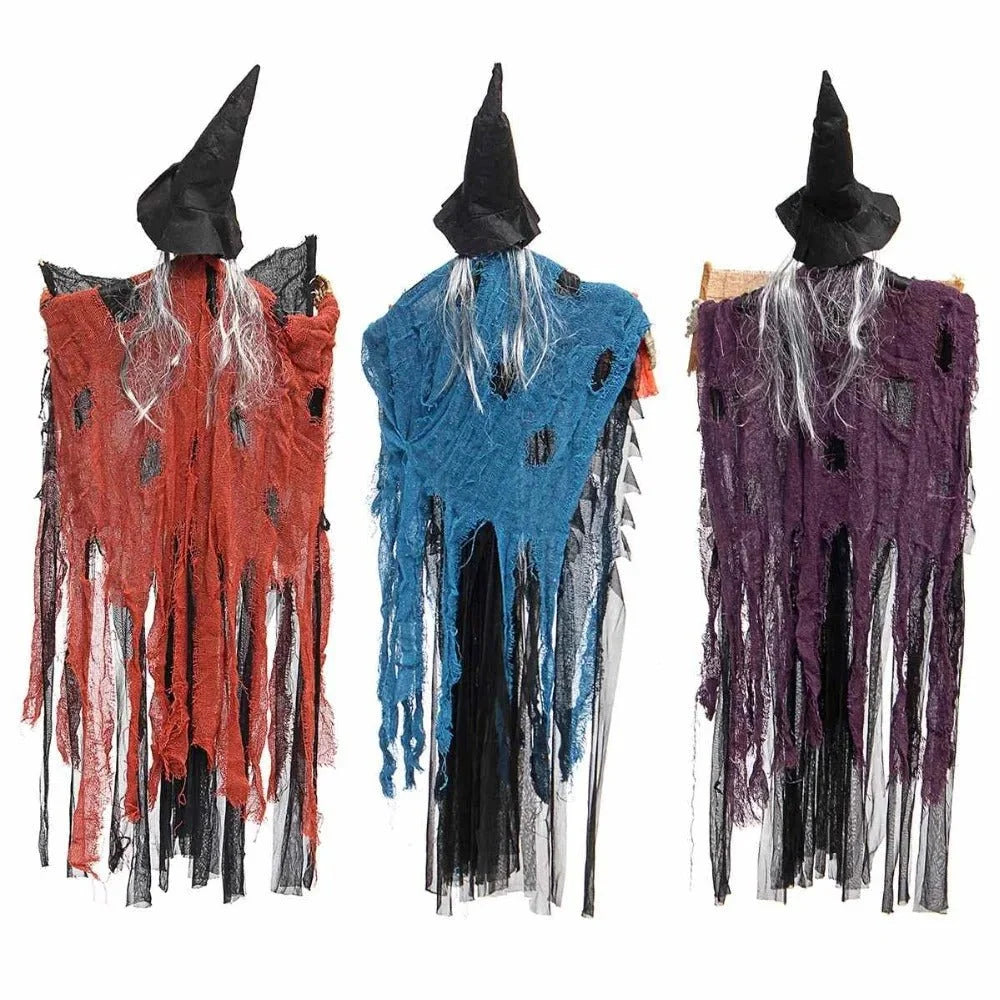 Hanging Ghost Motion-Activated Screams & LED Eyes