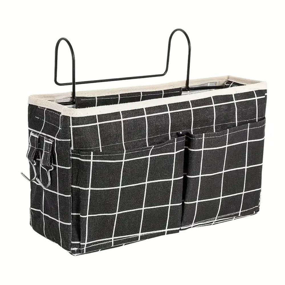 Hanging Organizer Bag Multi-Pocket With Side Hooks