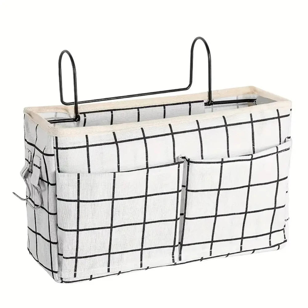 Hanging Organizer Bag Multi-Pocket With Side Hooks