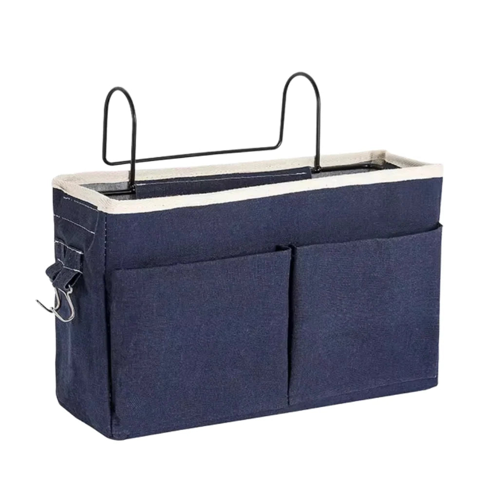 Hanging Organizer Bag Multi-Pocket With Side Hooks