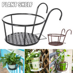 Hanging Plant Basket Metal Weather-Resistant With Hooks