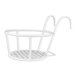 Hanging Plant Basket Metal Weather-Resistant With Hooks