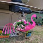 Hanging Planter Chicken-Shaped Vibrant Colors & Weather-Resistant