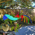 Hanging Planter Chicken-Shaped Vibrant Colors & Weather-Resistant