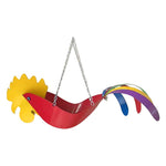 Hanging Planter Chicken-Shaped Vibrant Colors & Weather-Resistant